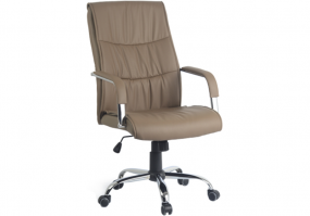 Cadeira-Presidente-giratoria-BLM-107-P-marrom-relax-base cromada-Blume-Office6